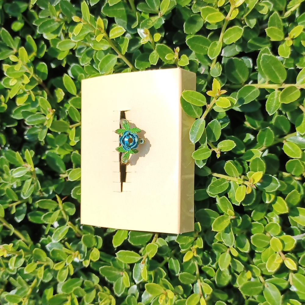 Floral Michal negrin adjustable ring